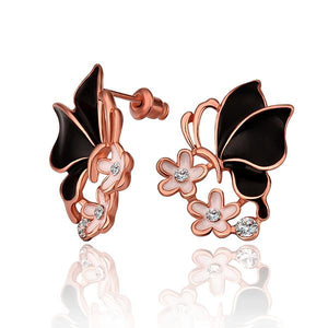 Rose Gold Earrings LSE661