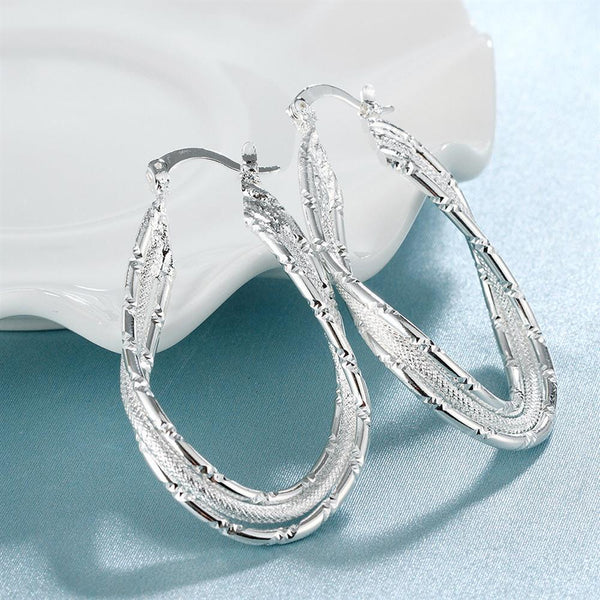 Silver Earrings LSE664