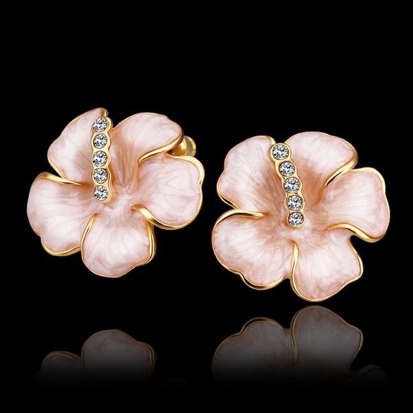 Gold Earrings LSE673