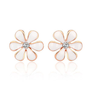 Rose Gold Earrings LSE678