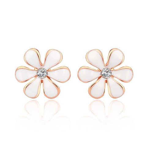 Rose Gold Earrings LSE678