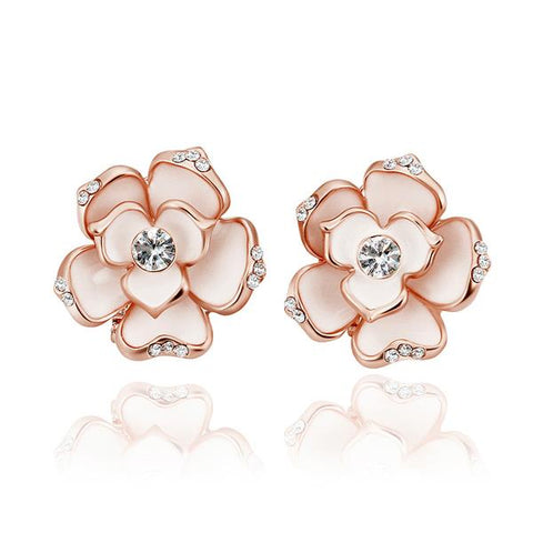 Rose Gold Earrings LSE721