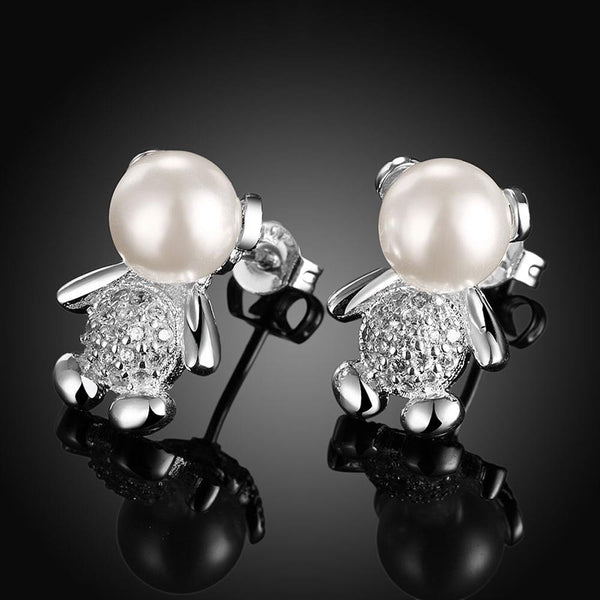 Silver Kids Earrings LSE732