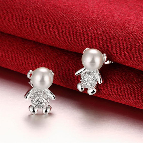 Silver Kids Earrings LSE732