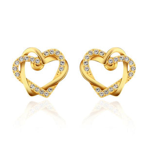 White Gold Earrings LSE744