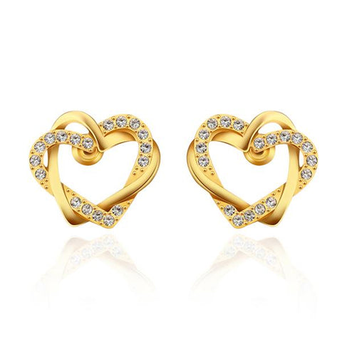 White Gold Earrings LSE744