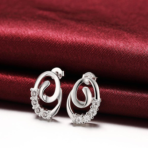 Silver Earrings LSE749