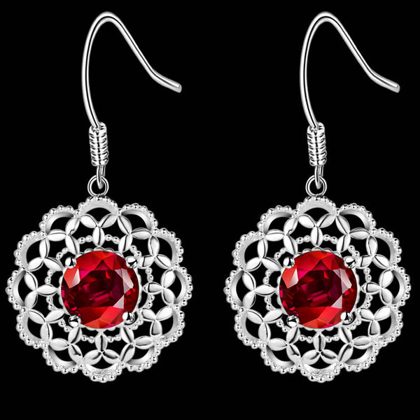 Silver Earrings LSE778