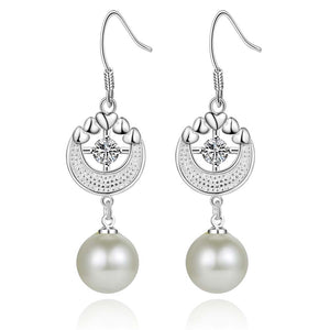 Silver Earrings LSE788