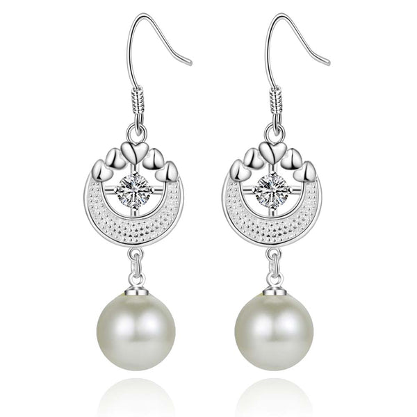 Silver Earrings LSE788
