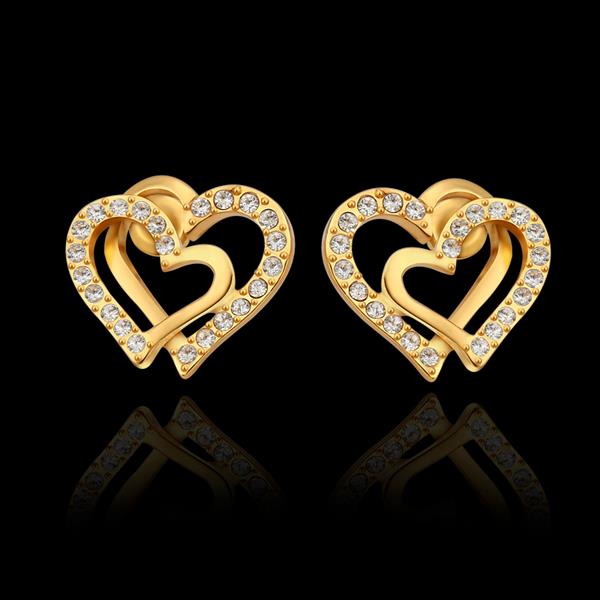 Gold Earrings LSE840