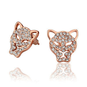 Rose Gold Earrings LSE876