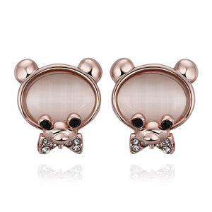 Rose Gold Earrings LSE888