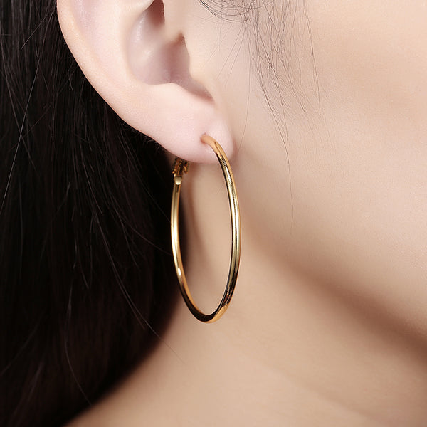 Gold Earrings LSE951