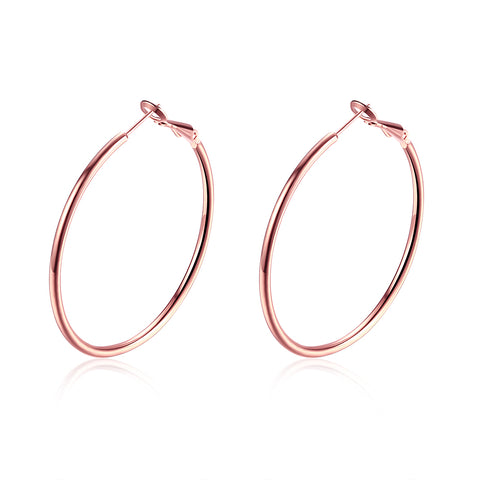 Rose Gold Earrings LSE951