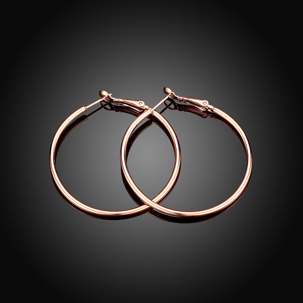 Rose Gold Earrings LSE951