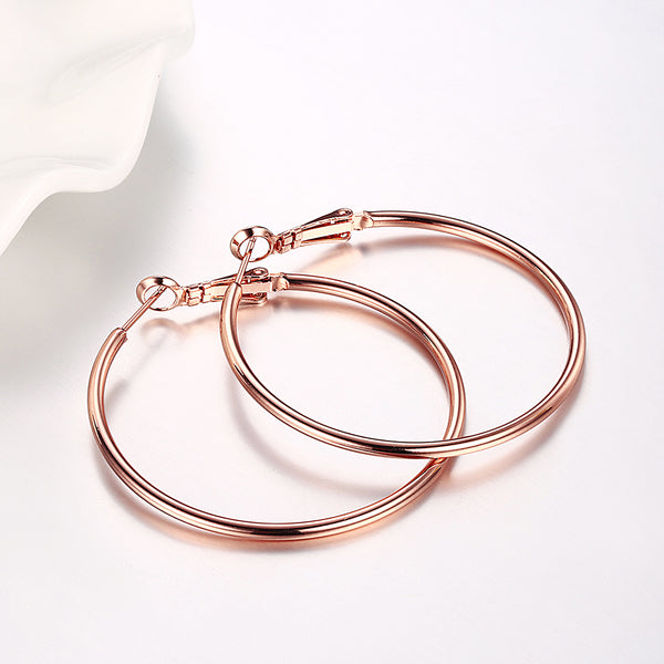 Rose Gold Earrings LSE951