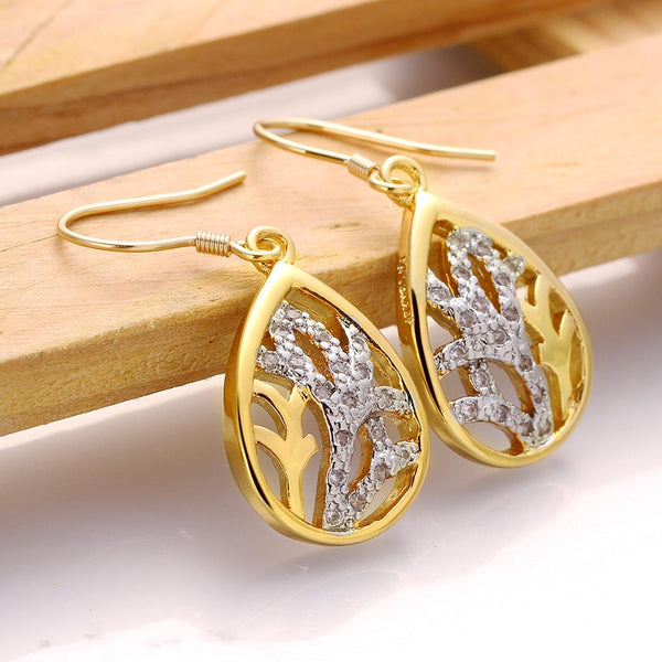 Gold Earrings LSE981