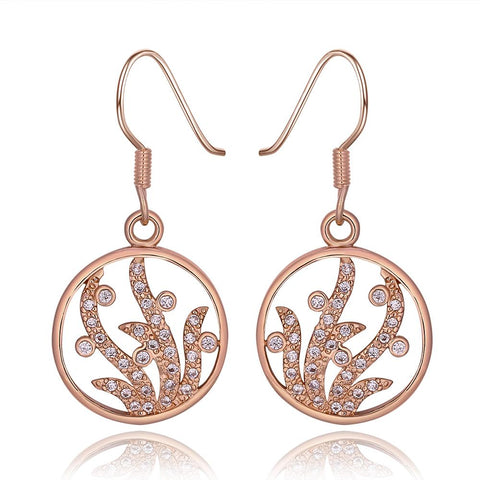 Rose Gold Earrings LSE982