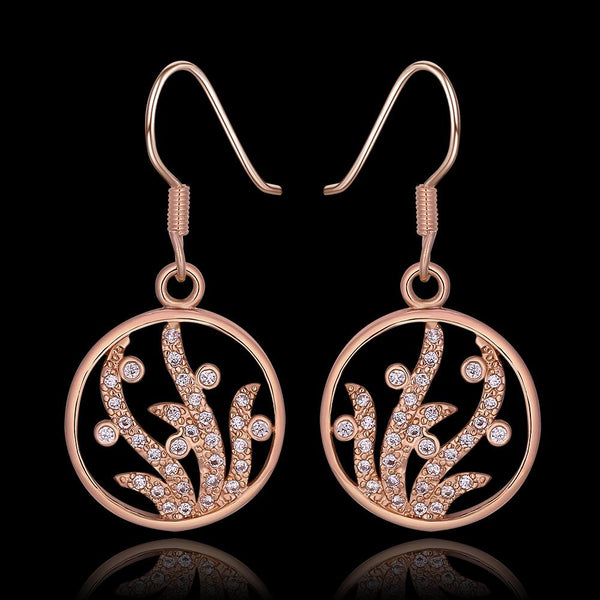 Rose Gold Earrings LSE982