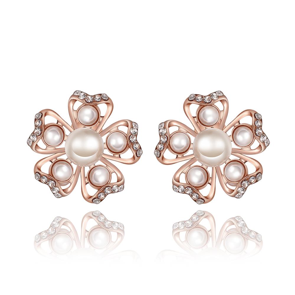 Rose Gold Earrings LSE991