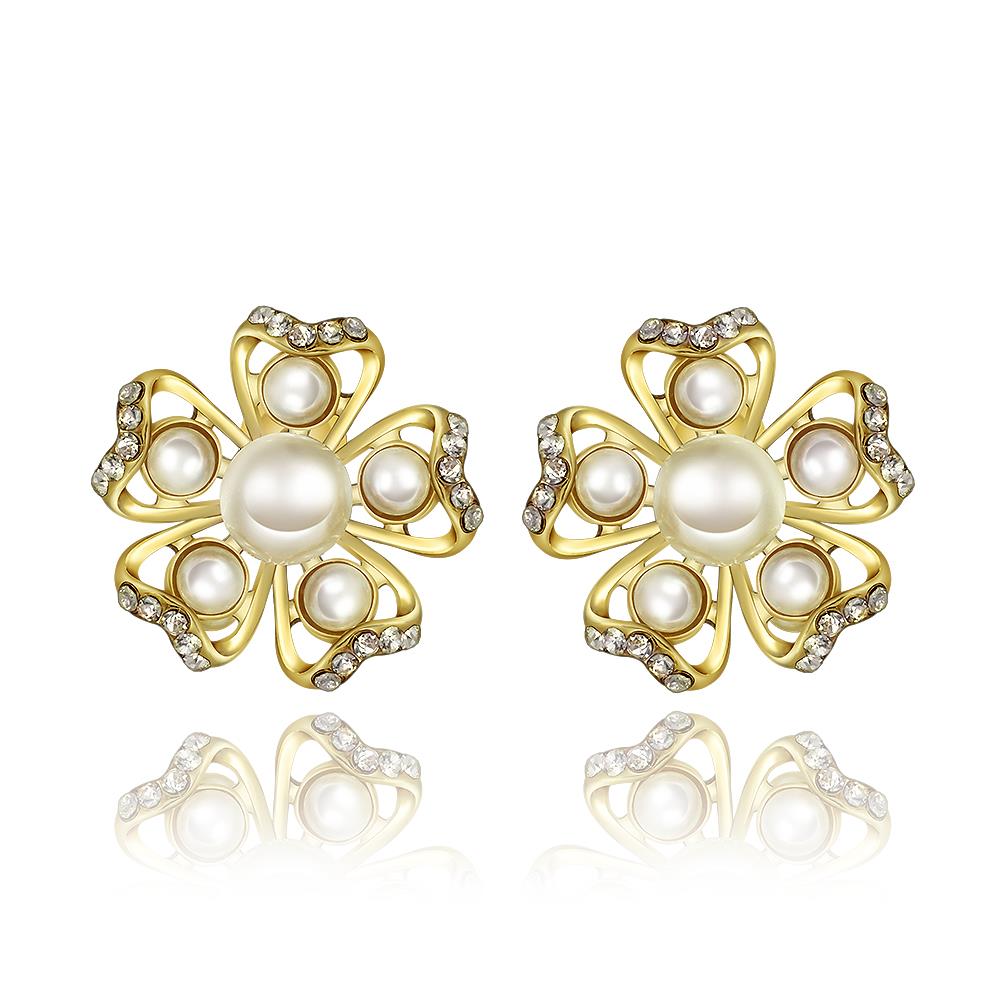 Gold Earrings LSE991