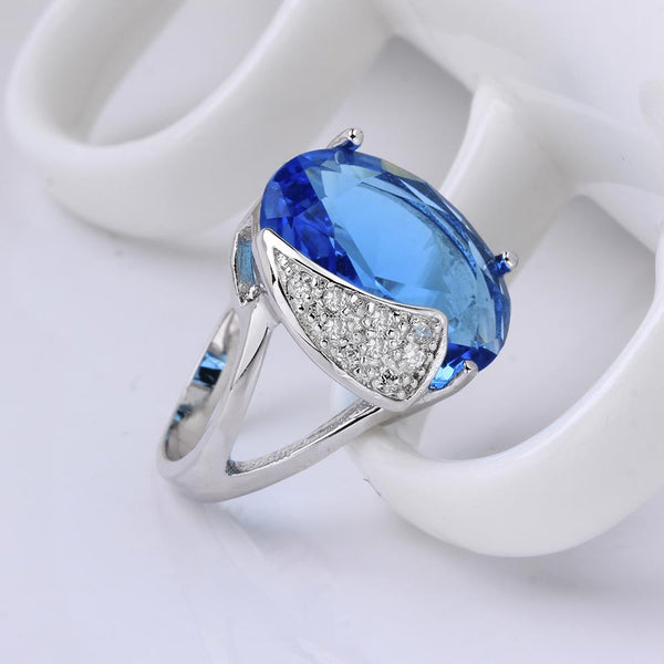 White Gold Plated Ring LSR011