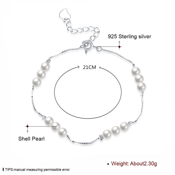 925 Sterling Silver Bracelet LSSVH012