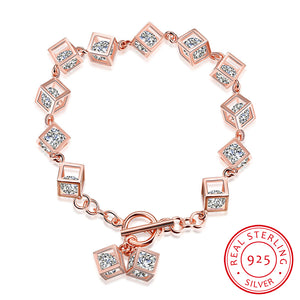 925 Sterling Silver Bracelet LSSVH013