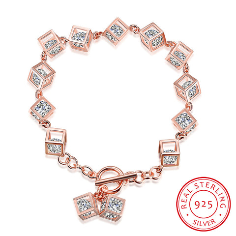 925 Sterling Silver Bracelet LSSVH013