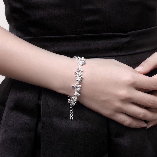 Lucky Silver - Silver Designer Charm Balls Bracelet - LOCAL STOCK - LSH017