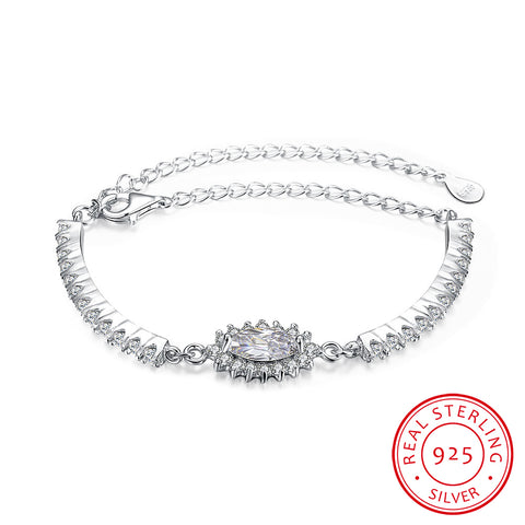 925 Sterling Silver Bracelet LSSVH036