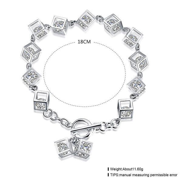 925 Sterling Silver Bracelet LSSVH070