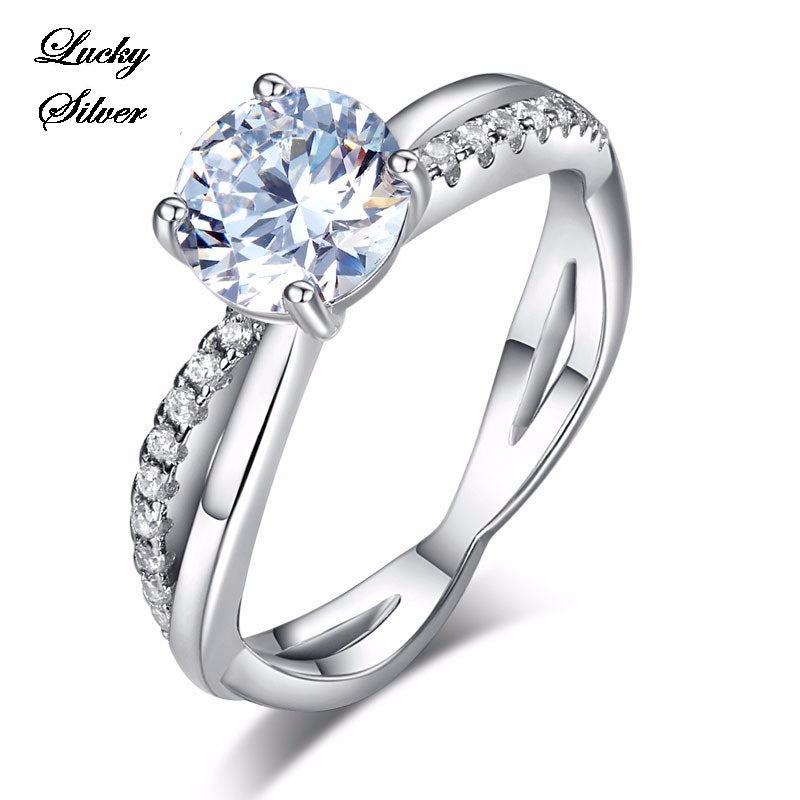 1.25 Carat Solid 925 Sterling Silver Bridal Wedding Engagement Ring LS CFR8249