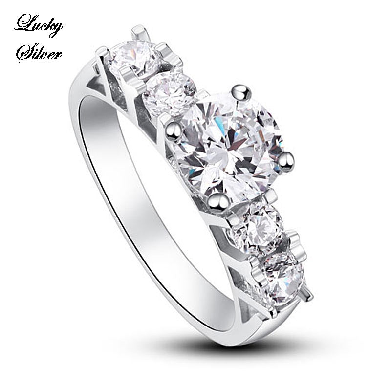 1.8 Carat Round Cut Solid 925 Sterling Silver Bridal Wedding Engagement Ring - LS CFR8012