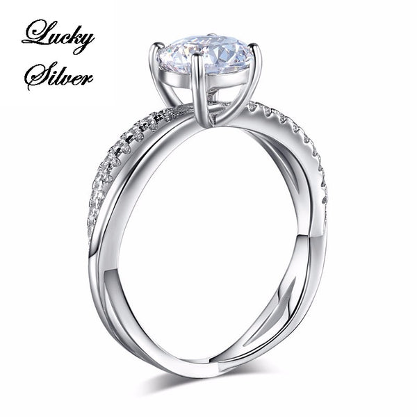 1.25 Carat Solid 925 Sterling Silver Bridal Wedding Engagement Ring LS CFR8249