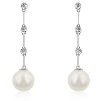 Pearl Diamond Drops in Set - IE-LE62893W