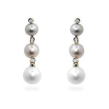 Multicolor Pearl Dangles - IE-LE63035Y