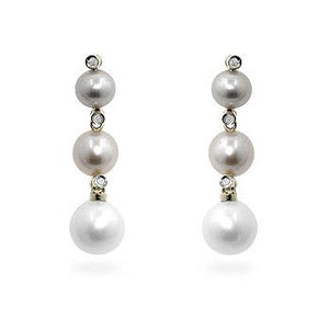 Multicolor Pearl Dangles - IE-LE63035Y