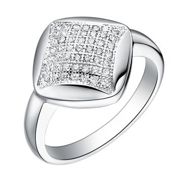 White Gold Ring LSJ068