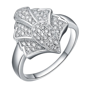 White Gold Ring LSJ076