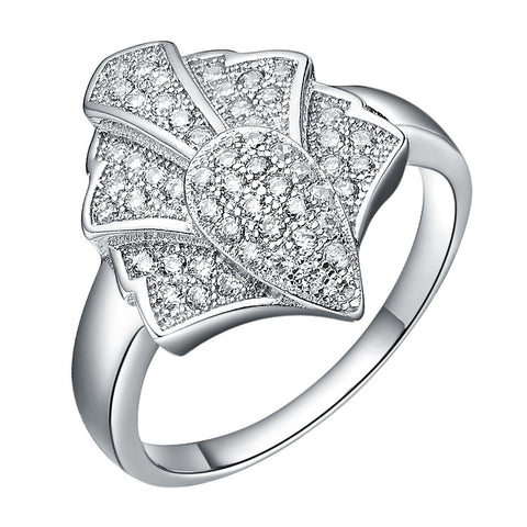 White Gold Ring LSJ076