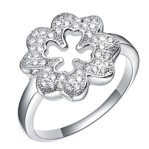 White Gold Ring LSJ078