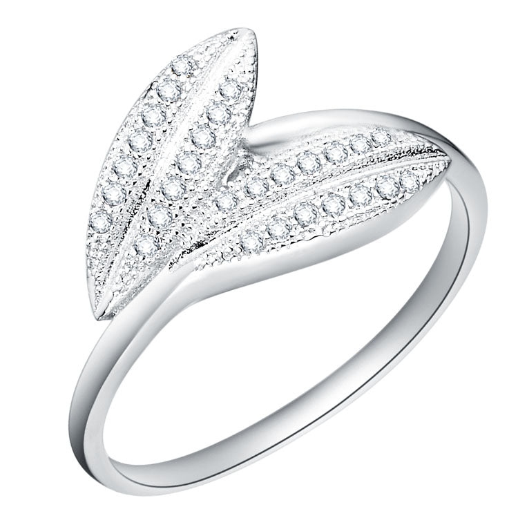 White Gold Ring LSJ109