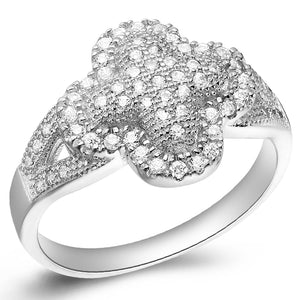 White Gold Ring LSJ163