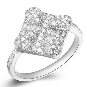 White Gold Ring LSJ175