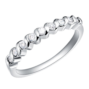 White Gold Ring LSJ211