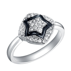 White Gold Ring LSJ213