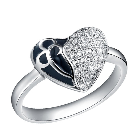 White Gold Ring LSJ214