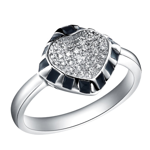 White Gold Ring LSJ216